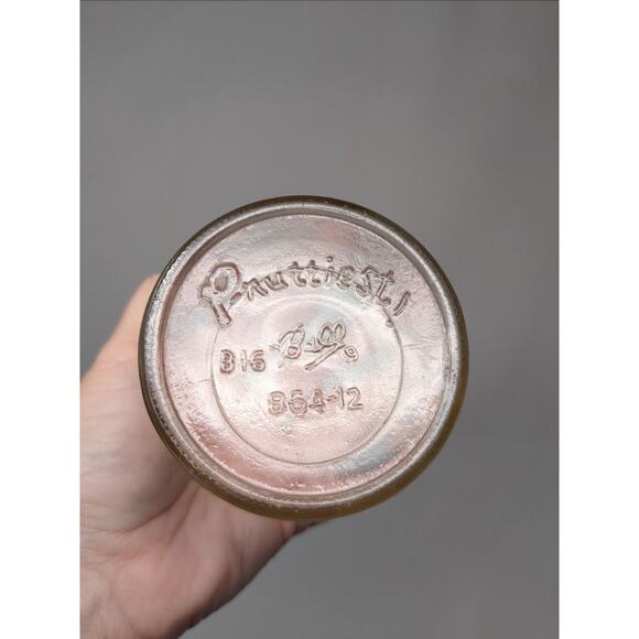 Vintage Peter Pan Pnuttiest! Peanut Butter Jar Big Ball Pnuttiest! on Bottom - Picture 5 of 8